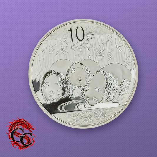 2013 Silver 1 oz China Panda BU