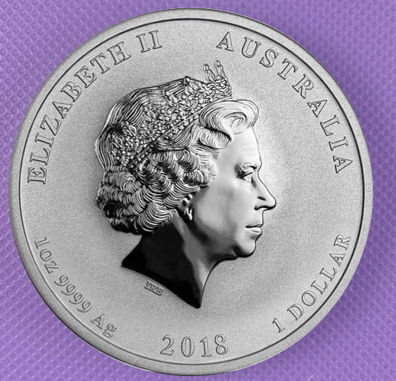 2018 Australia Lunar Series II Dog 1 oz from Roll