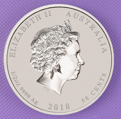 2018 Australia Lunar Series II Dog 1/2 oz from Roll