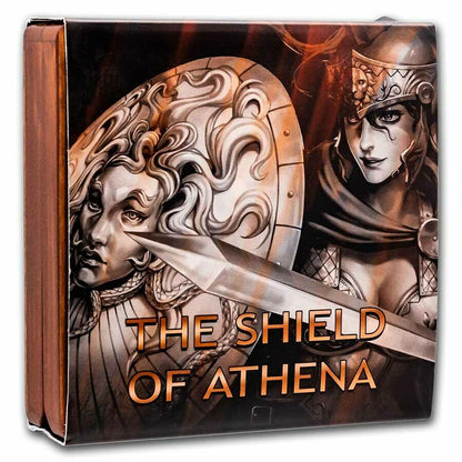 Shield of Athena Antiqued Coin w/ Box and Certificate of Authenticity