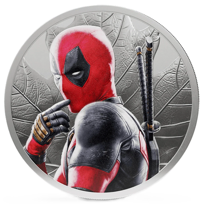 2026 Deadpool 1 oz Silver Matte Proof Round