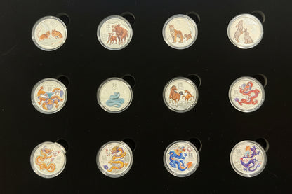 Australian Lunar Silver Coin Storage Box – 1 oz – Series I & III Capsule Edition