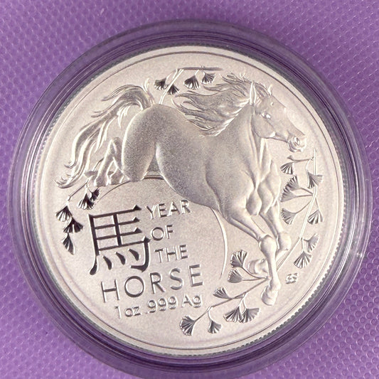 2026 Australia Year of the Horse, Silver - 1 oz BU RAM