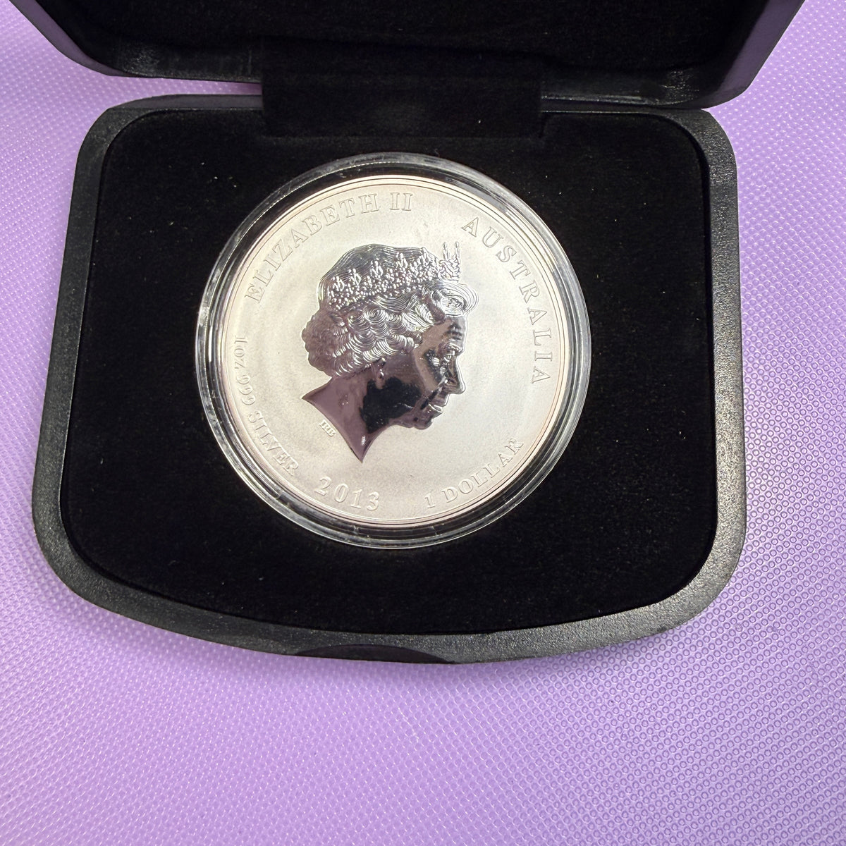 2013 Serpiente - Coloreada 1 oz con caja y COA