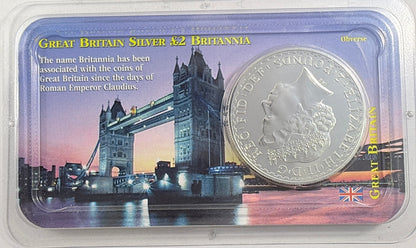 2003 Great Britain Britannia 1 oz Silver £2 Coin BU Littleton Coin Company (Copy) (Copy) (Copy)