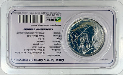 2003 Great Britain Britannia 1 oz Silver £2 Coin BU Littleton Coin Company (Copy) (Copy) (Copy)