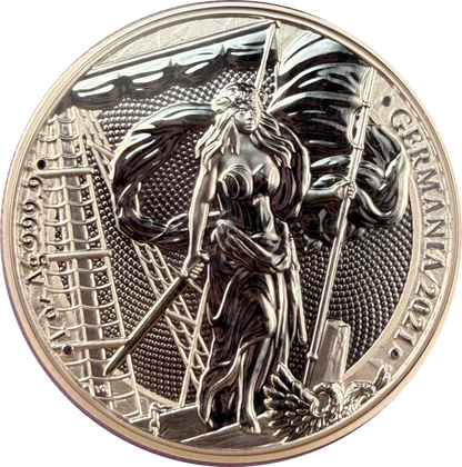2023 Germania Alegorías Galia y Germania Moneda BU con Certificado de Autenticidad