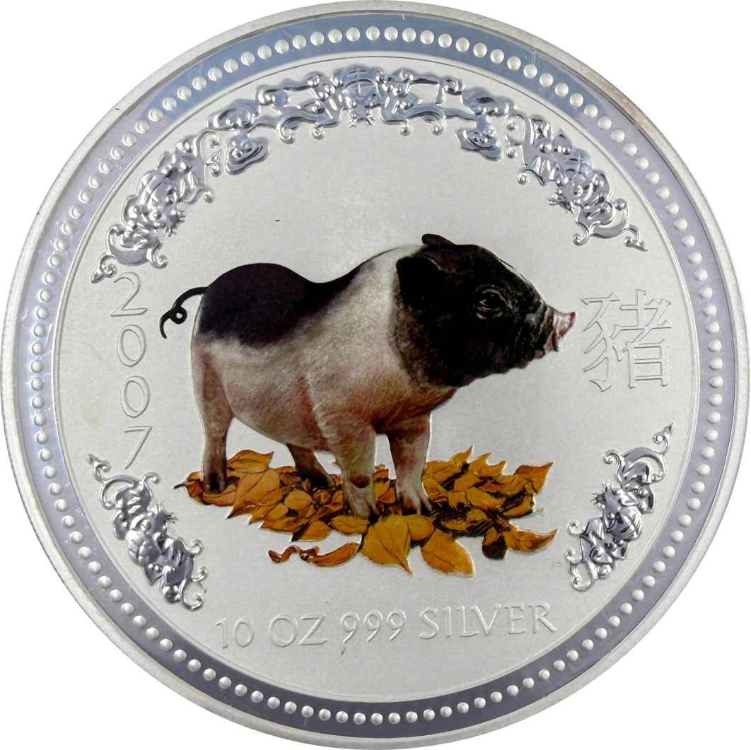 2007 Australia Pig 10 oz (Series I, Colorized) BU