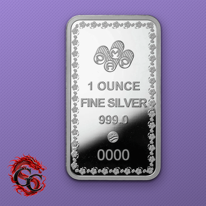 2026 PAMP Suisse Diwali Lakshmi & Sacred Cow 1 oz .999 Silver Bar in Assay