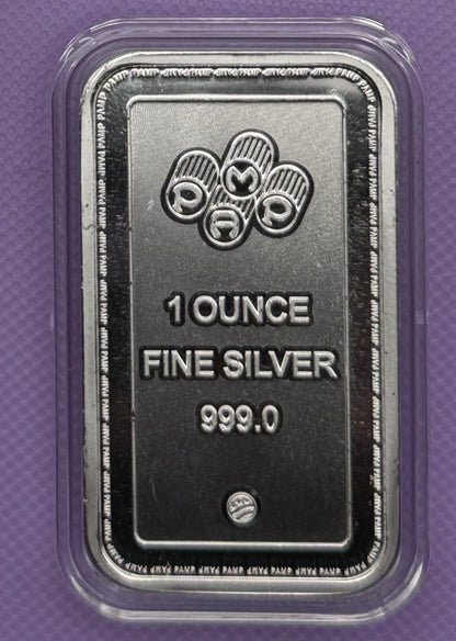 PAMP Lady of Freedom Collectible Silver Bar in Airtite Capsule