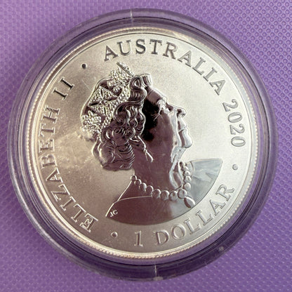 2020 Australia Redback Spider $1 1 oz .999 Silver Coin BU