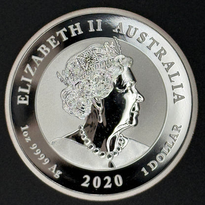 2020 Australia Double Pixiu Guardian Lions 1 oz Silver Coin – Perth Mint BU