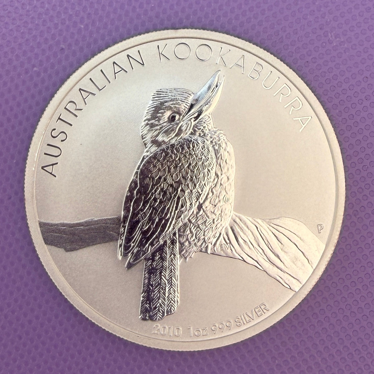 Moneda de plata Kookaburra de 1 oz de 2004 de Australia, plata fina .999