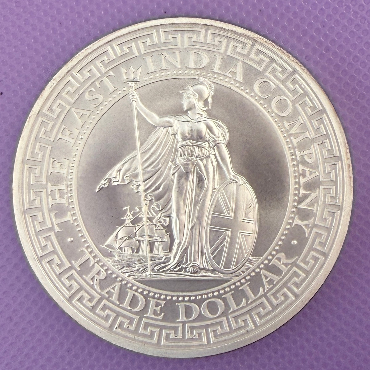 2018 St. Helena British Trade Dollar 1 oz .999 Silver Coin in Capsule