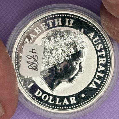 2005 Australia Kookaburra 1 oz .999 Silver Coin BU