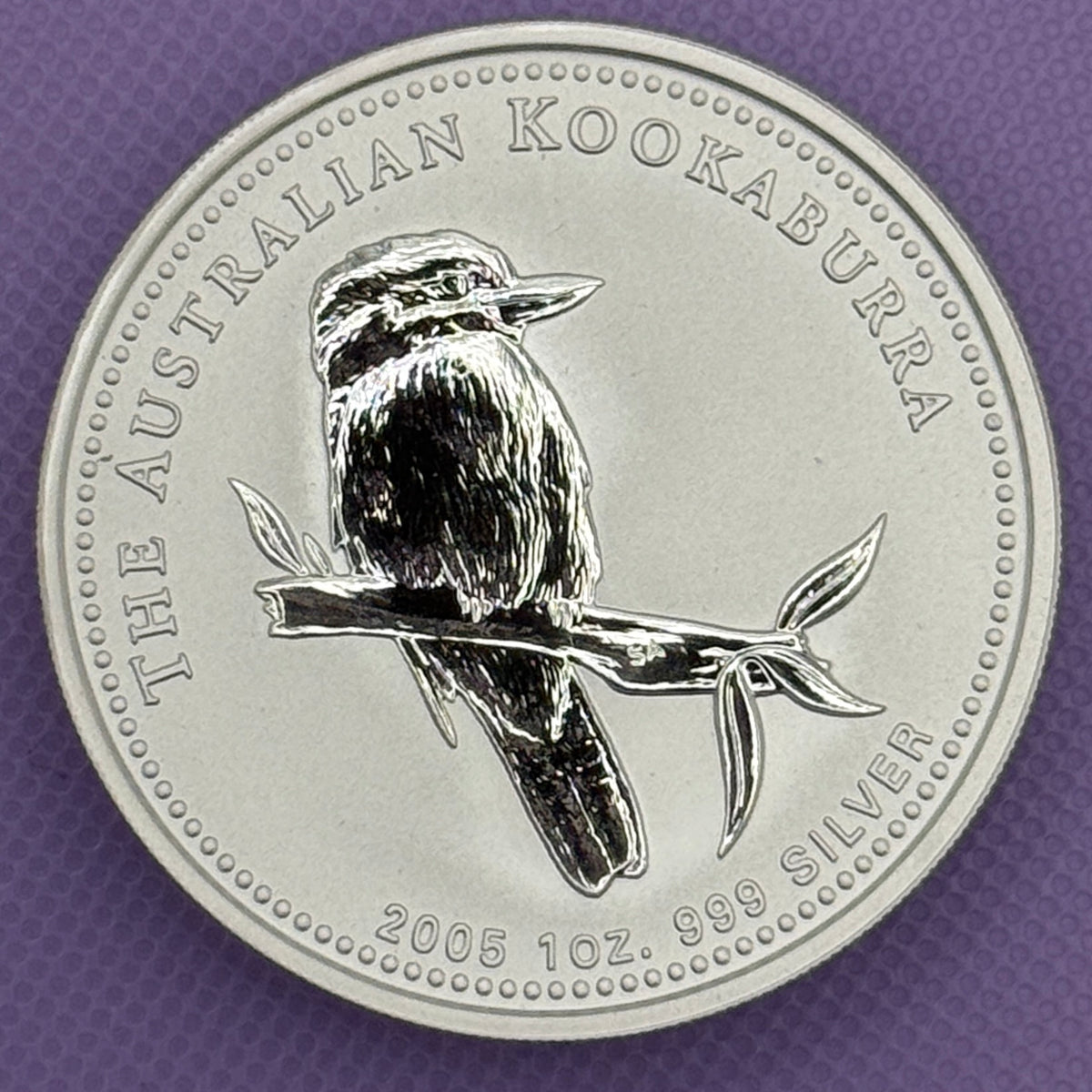 2005 Australia Kookaburra 1 oz .999 Silver Coin BU
