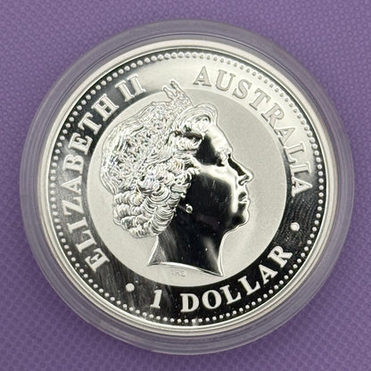 2005 Australia Kookaburra 1 oz .999 Silver Coin BU