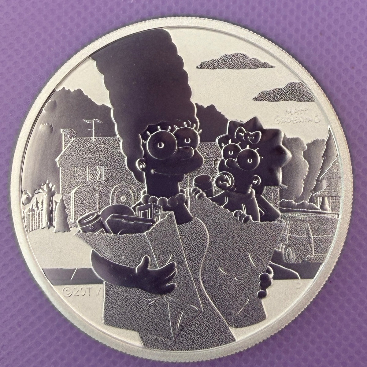 2022 Tuvalu Marge & Maggie Simpson 1 oz .9999 Silver Coin – The Perth Mint