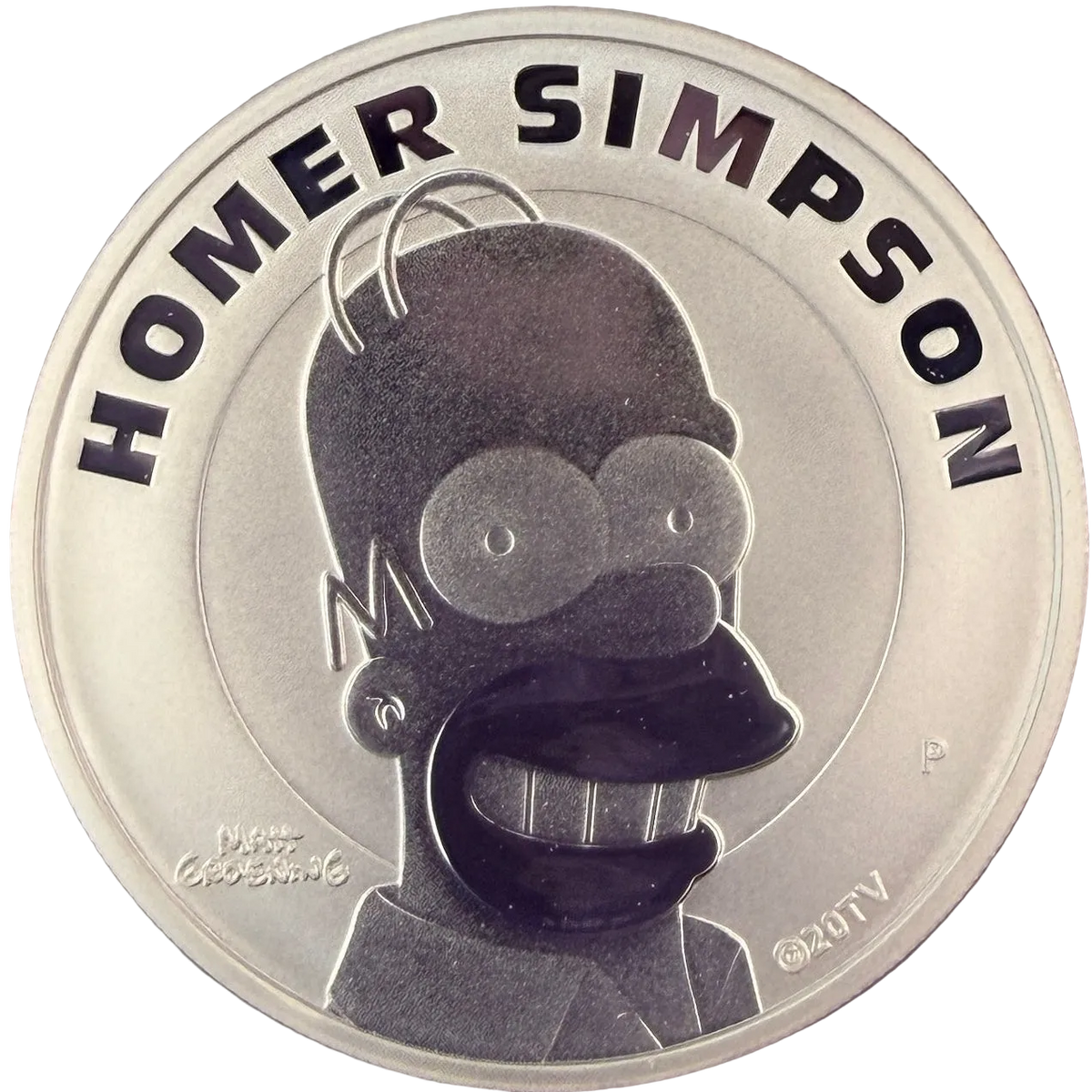 2022 Tuvalu Homer Simpson 1 oz .9999 Silver Coin – The Perth Mint