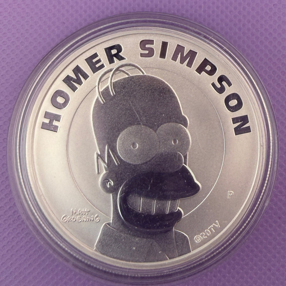 2022 Tuvalu Homer Simpson 1 oz .9999 Silver Coin – The Perth Mint