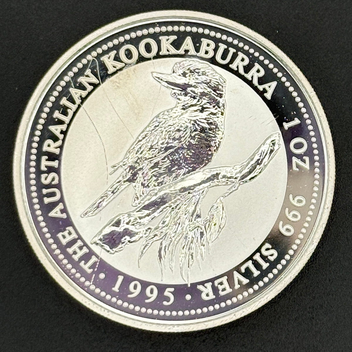 1995-P Australia Kookaburra $1 1 oz .999 Silver Coin BU