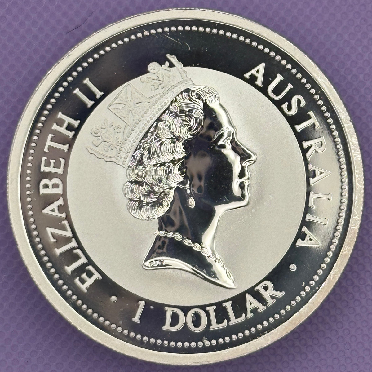 1995-P Australia Kookaburra $1 1 oz .999 Silver Coin BU