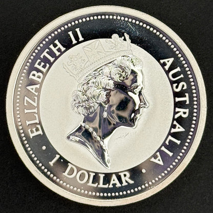 1995-P Australia Kookaburra $1 1 oz .999 Silver Coin BU