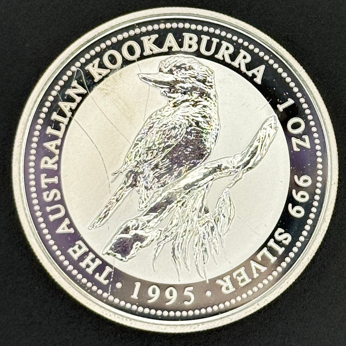 1995-P Australia Kookaburra $1 1 oz .999 Silver Coin BU