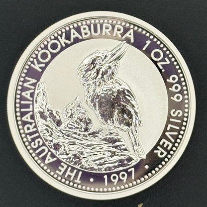 1997 Australia Kookaburra 1 oz .999 Silver Coin BU