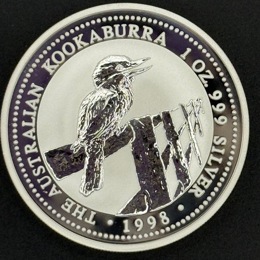 1998-P Australia Kookaburra $1 1 oz .999 Silver Coin BU