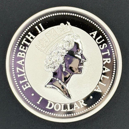 1998 Australia Kookaburra Moneda de plata de 1 oz Plata fina .999