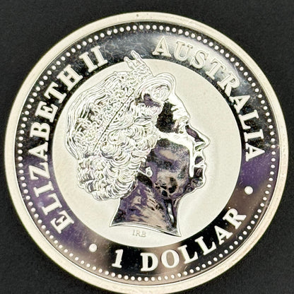 2001-P Australia Kookaburra $1 1 oz .999 Silver Coin BU