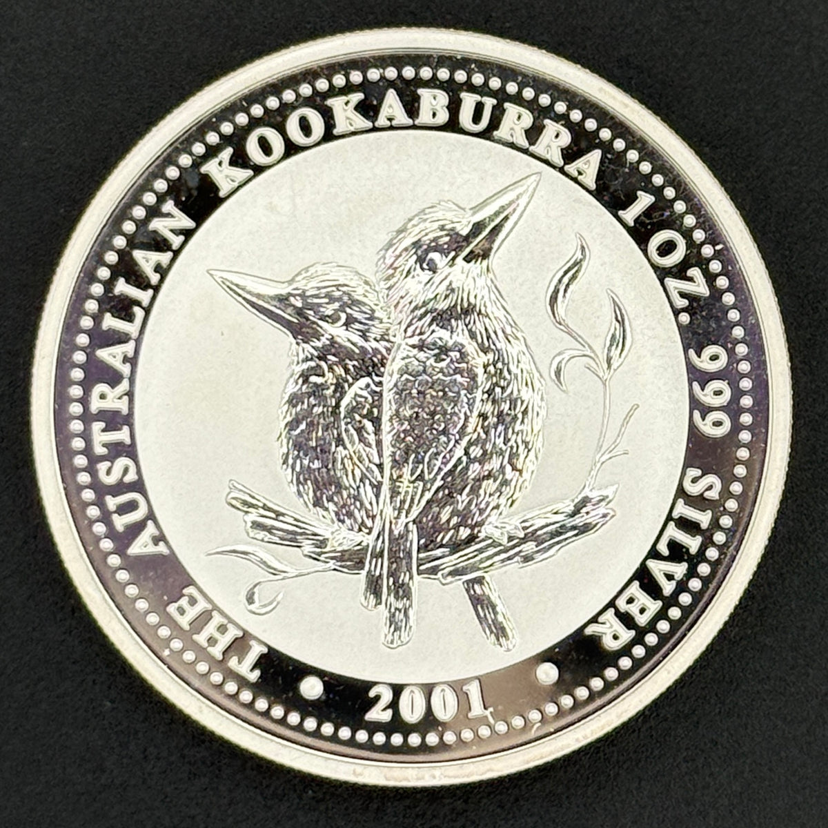 2001-P Australia Kookaburra $1 1 oz .999 Silver Coin BU