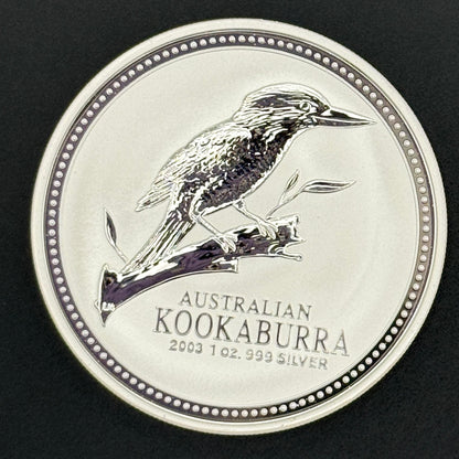2003 Australia Kookaburra 1 oz .999 Silver Coin BU
