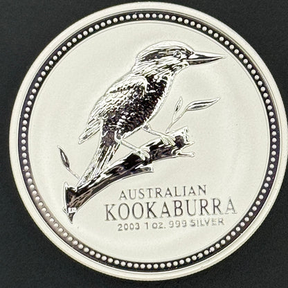2003 Australia Kookaburra 1 oz .999 Silver Coin BU