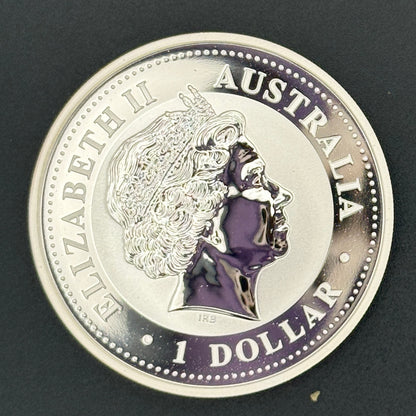 Moneda de plata Kookaburra de Australia de 2003 de 1 oz de plata fina .999