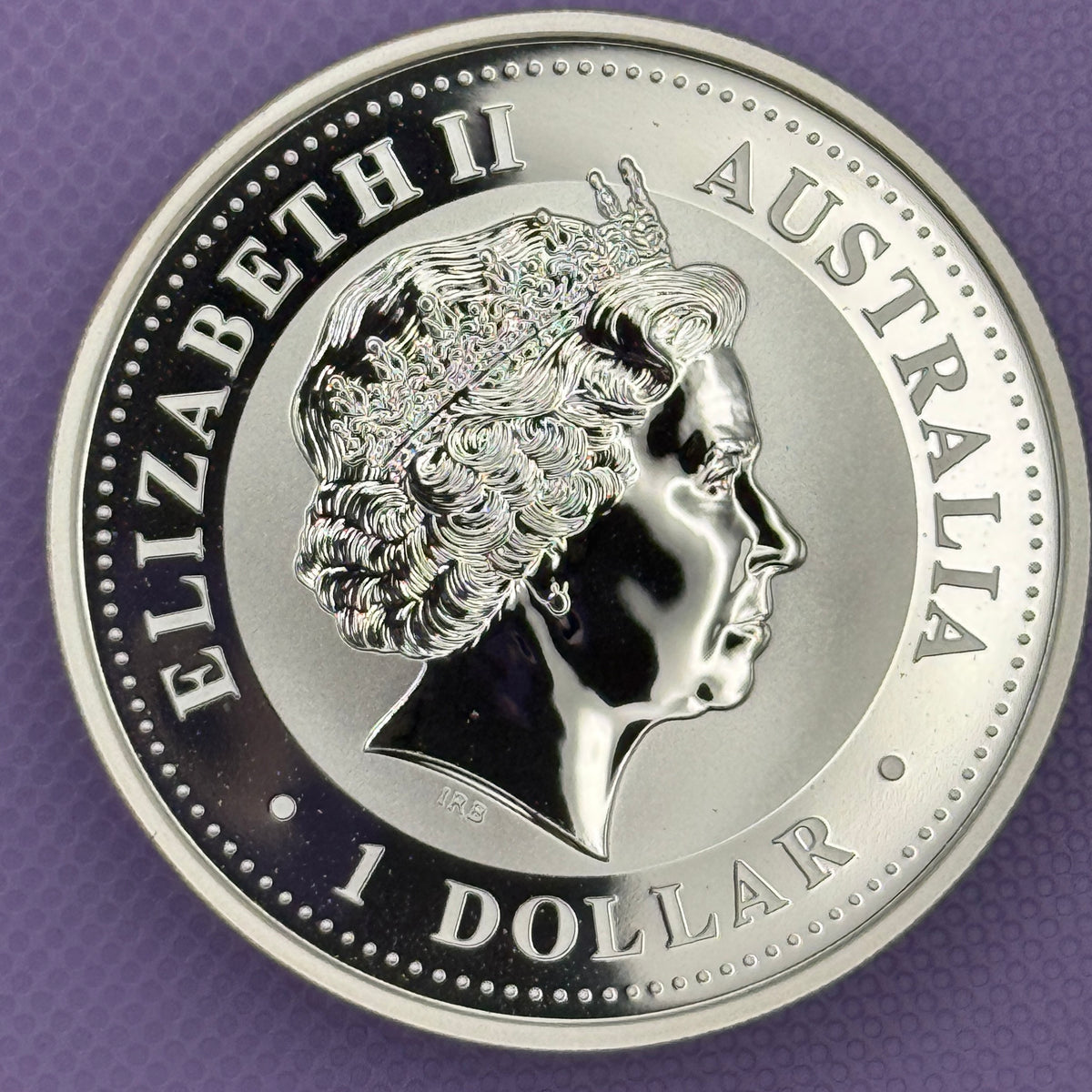 Moneda de plata Kookaburra de Australia de 2003 de 1 oz de plata fina .999