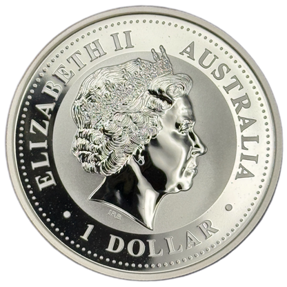 Moneda de plata Kookaburra de Australia de 2003 de 1 oz de plata fina .999