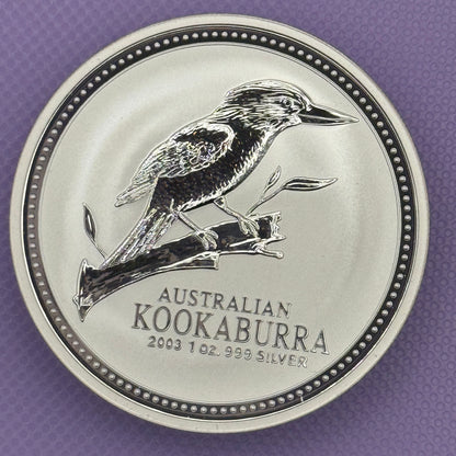 2003 Australia Kookaburra 1 oz .999 Silver Coin BU