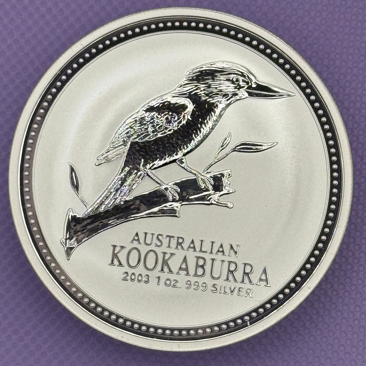 2003 Australia Kookaburra 1 oz .999 Silver Coin BU