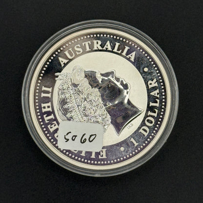 2003 Australia Kookaburra 1 oz .999 Silver Coin BU