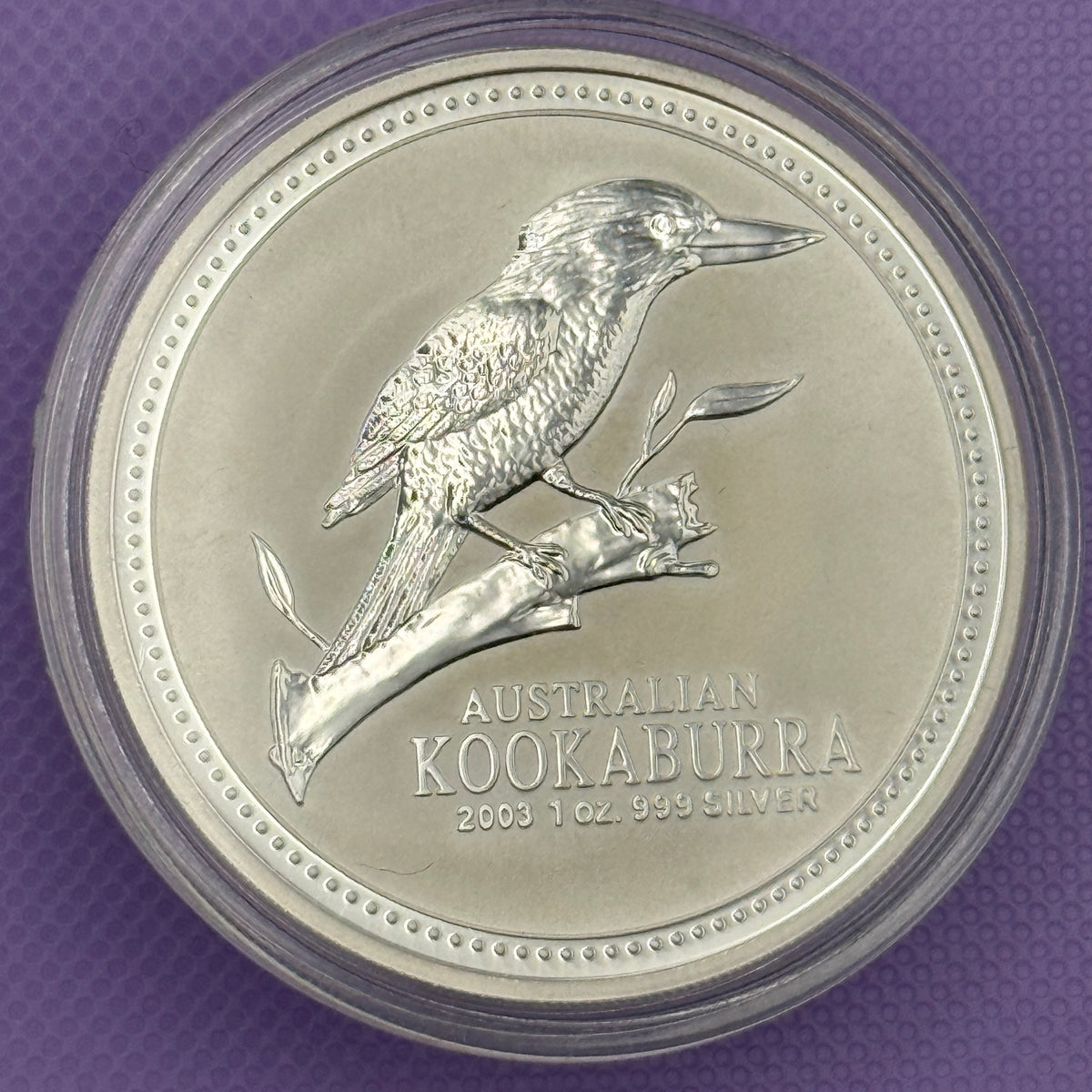 2003 Australia Kookaburra 1 oz .999 Silver Coin BU