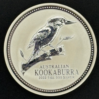 2003 Australia Kookaburra 1 oz .999 Silver Coin BU