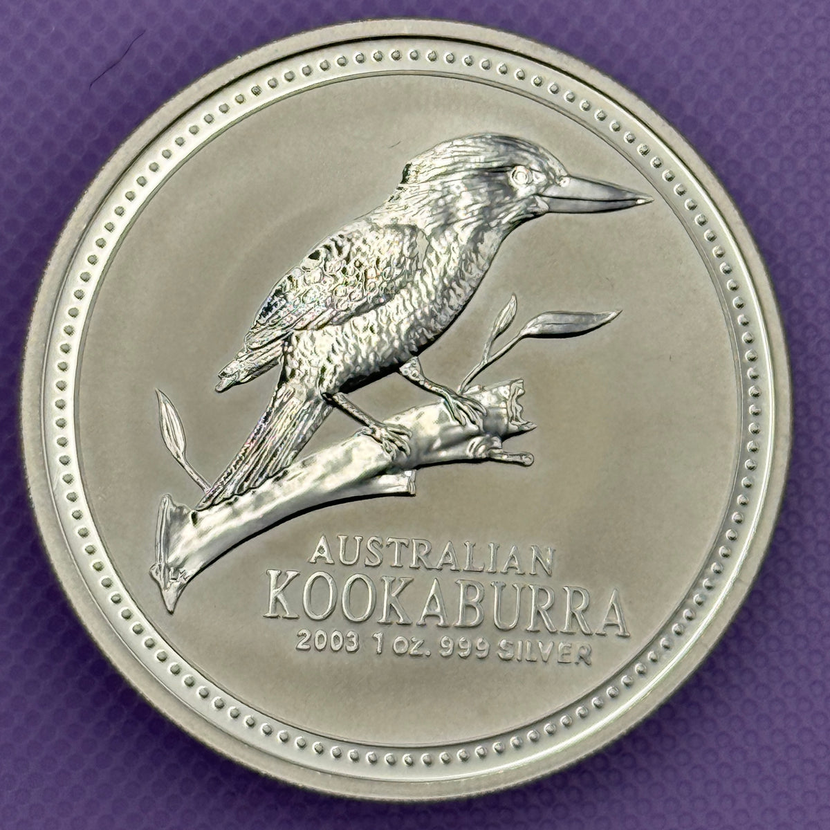 2003 Australia Kookaburra 1 oz .999 Silver Coin BU