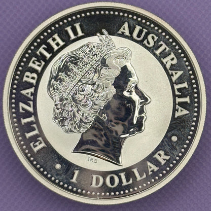 2003 Australia Kookaburra 1 oz .999 Silver Coin BU