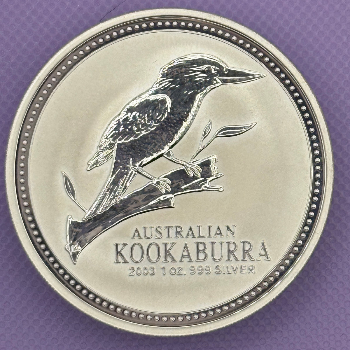 2003 Australia Kookaburra 1 oz .999 Silver Coin BU
