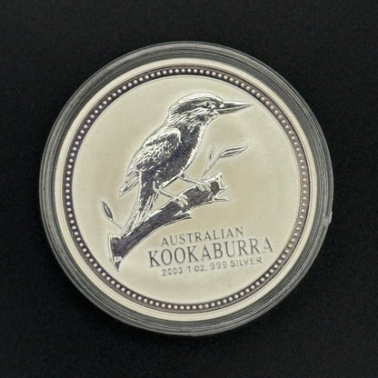 2003 Australia Kookaburra 1 oz .999 Silver Coin BU