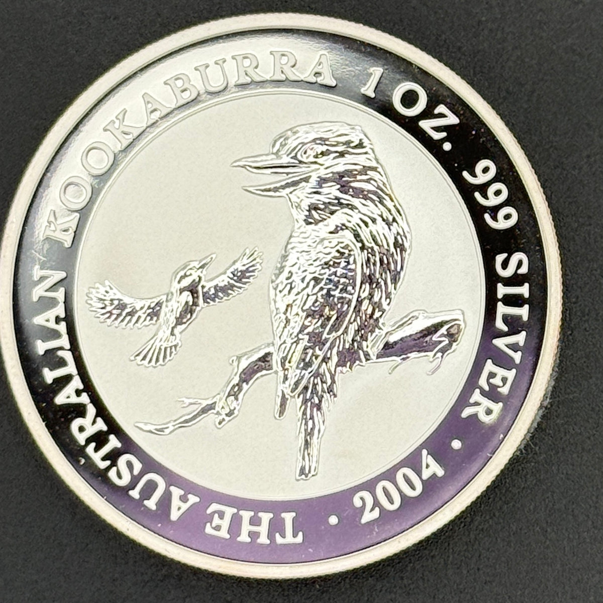 2004 Australia Kookaburra Moneda de Plata de 1 oz .999 Fina BU