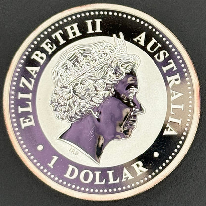 2004 Australia Kookaburra Moneda de Plata de 1 oz .999 Fina BU