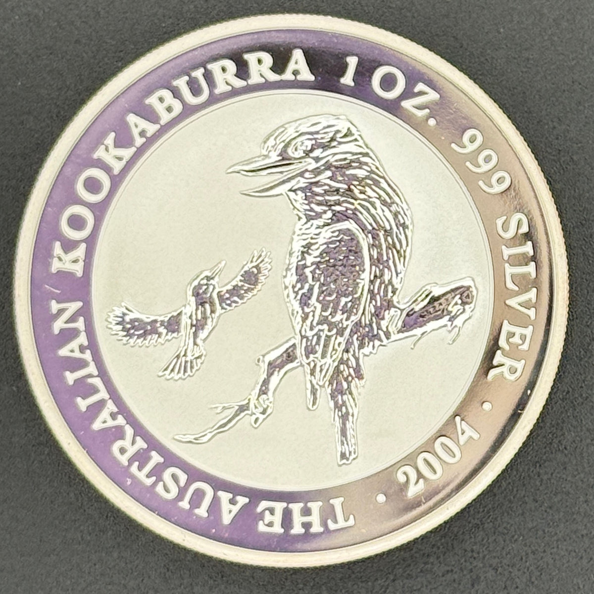 2004 Australia Kookaburra Moneda de Plata de 1 oz .999 Fina BU